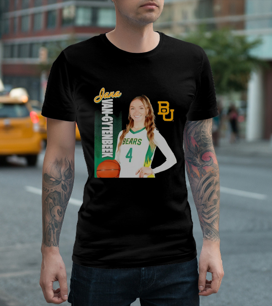 Jana Van Gytenbeek Baylor Bears NCAA Basketball BU T-Shirt
