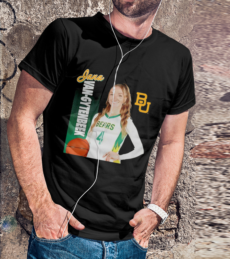 Jana Van Gytenbeek Baylor Bears NCAA Basketball BU T-Shirt
