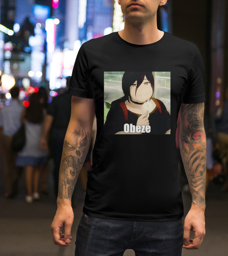 Obese Reze Reze Arc Anime Character Meme T-Shirt