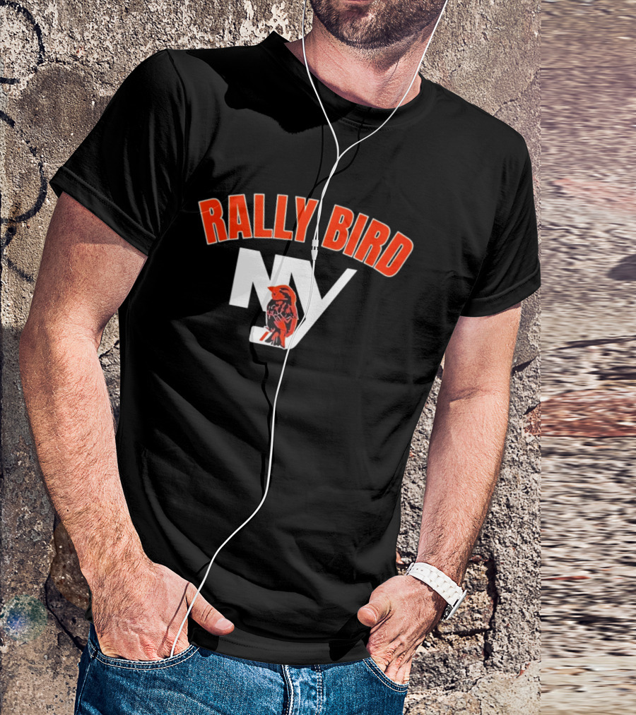 Rally Bird NY Islanders Ice Hockey Fan Gear T-Shirt