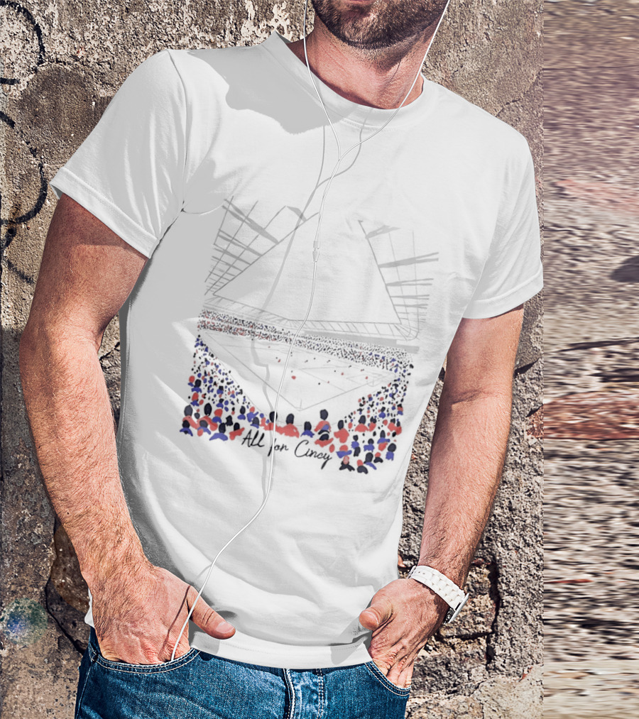 FCC All For Cincy Stadium Fan Celebration View T-Shirt