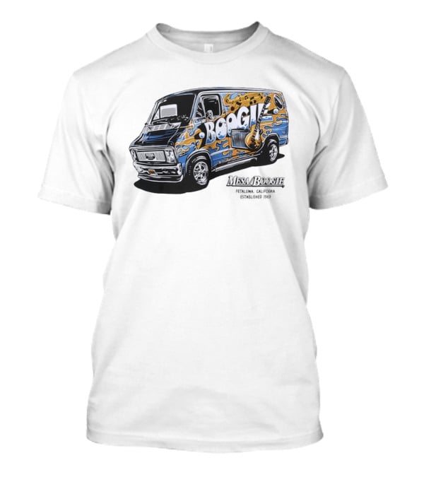Boogie Van Music Theme Mesa Boogie Amplifier Guitar Established 1969 T-Shirt