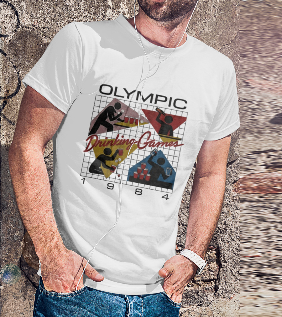 Olympic Drinking Games 1984 Beer Pong T-Shirt