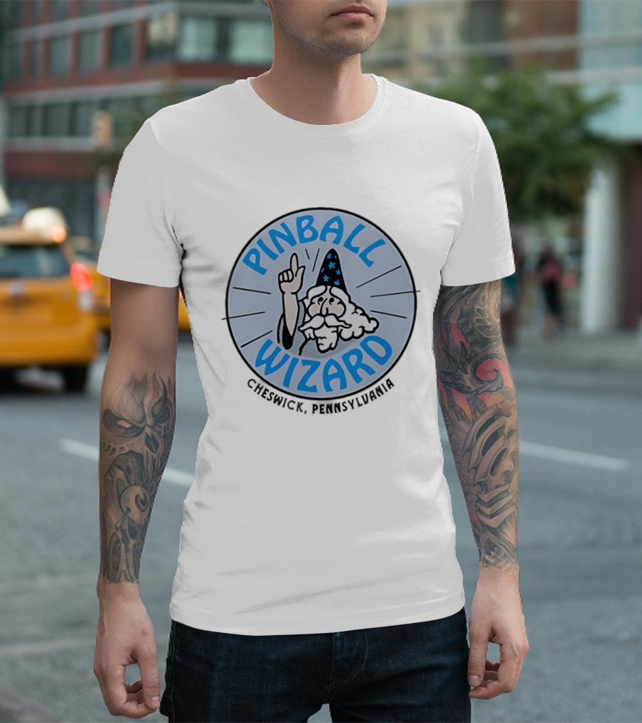 Pinball Wizard Cheswick Pennsylvania Nostalgic Wizard T-Shirt