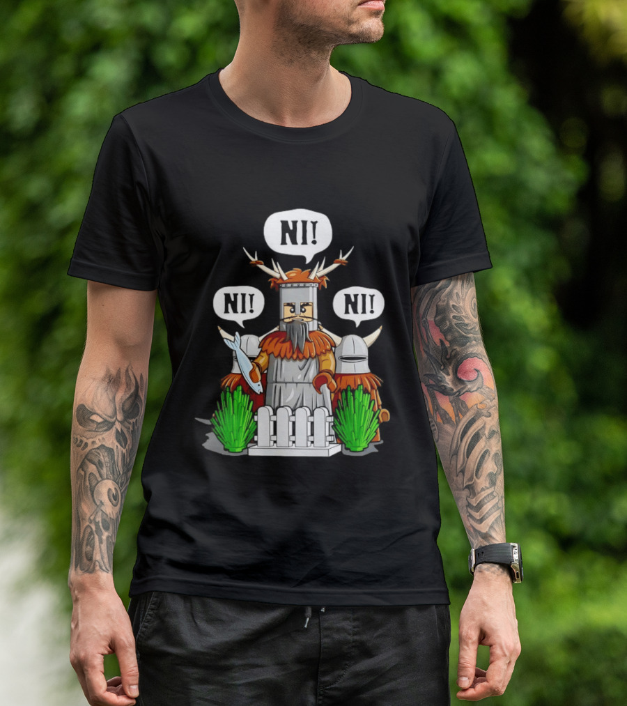 Viking Warrior Lego The Knights Of Ni NI! NI! NI! T-Shirt