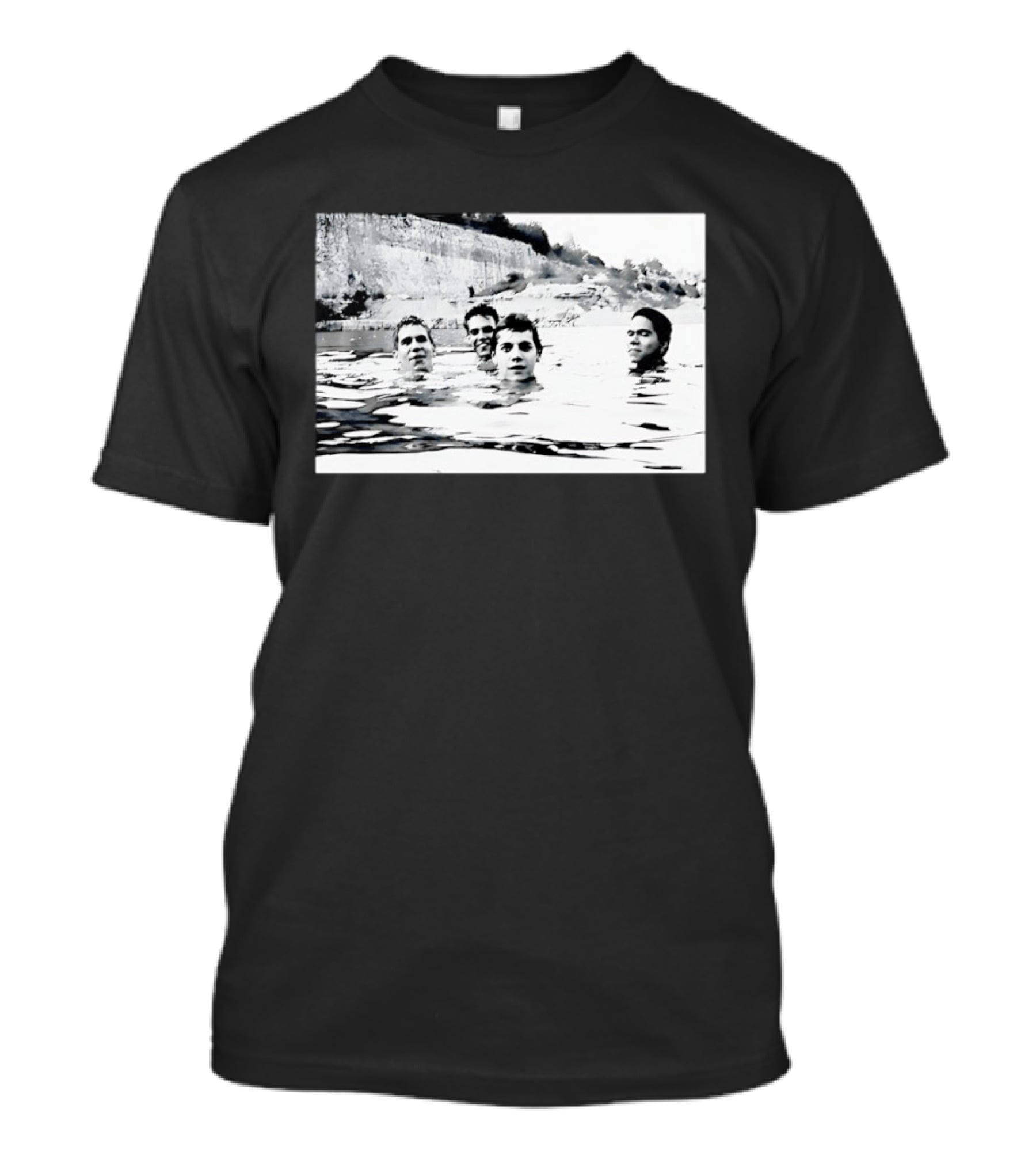 Slint Spiderland Album Cover Iconic Photo Black And White Band Image T-Shirt