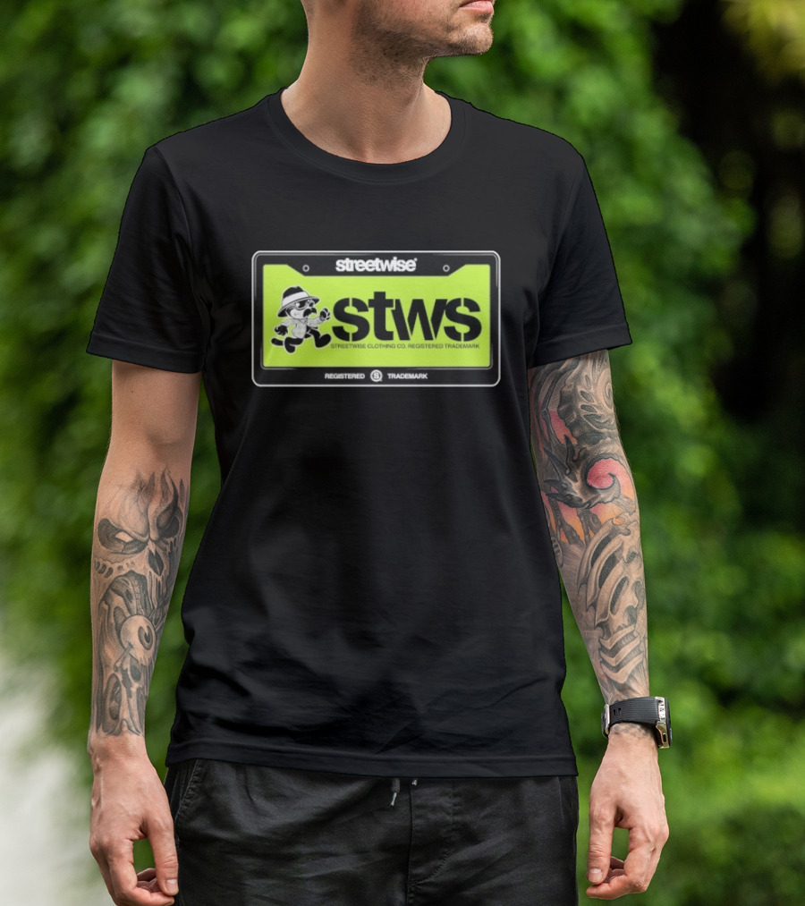 Streetwise Clothing Co STWS Registered Trademark Cat T-Shirt