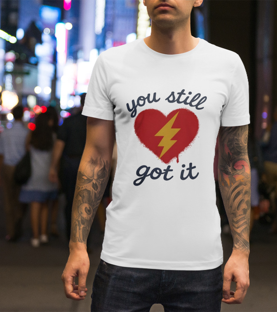 Brett Young You Still Got It Heart Lightning Bolt T-Shirt