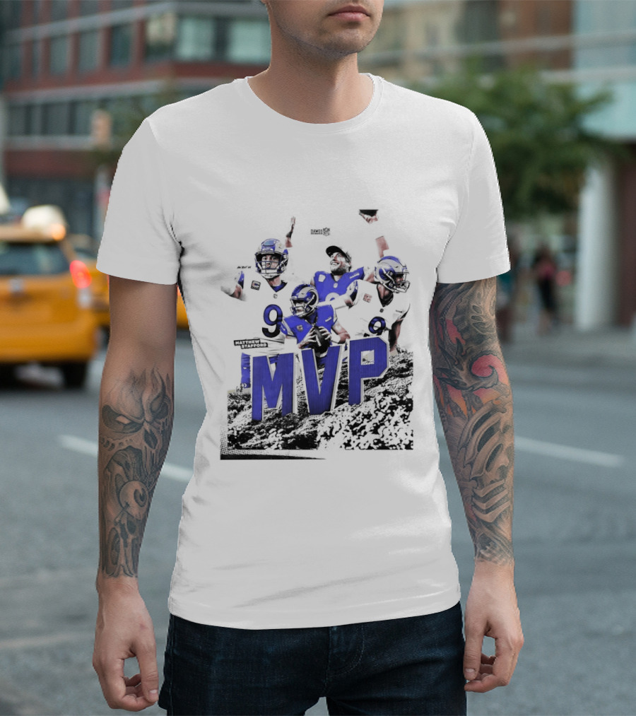 Los Angeles Rams Matthew Stafford Football MVP T-Shirt