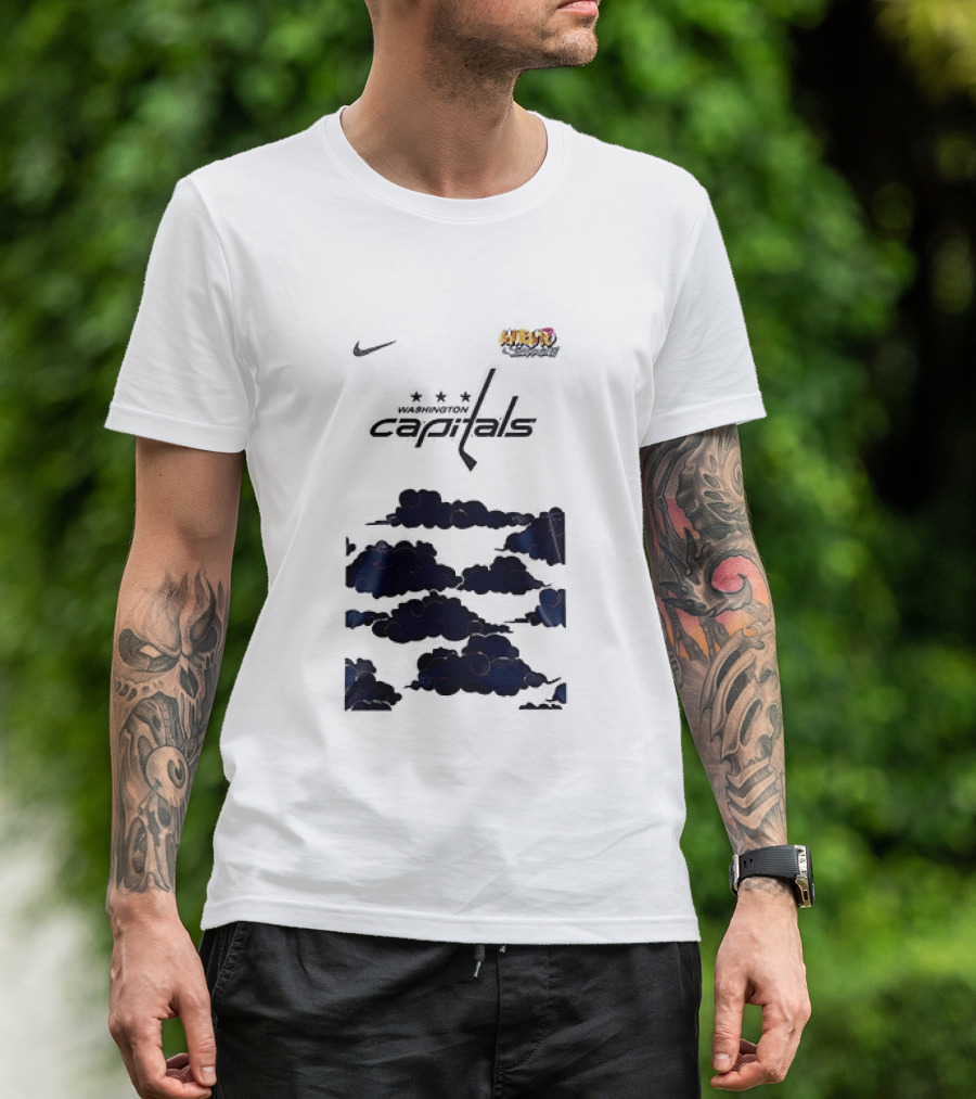 Nike Washington Capitals X Naruto Shippuden Collaboration T-Shirt