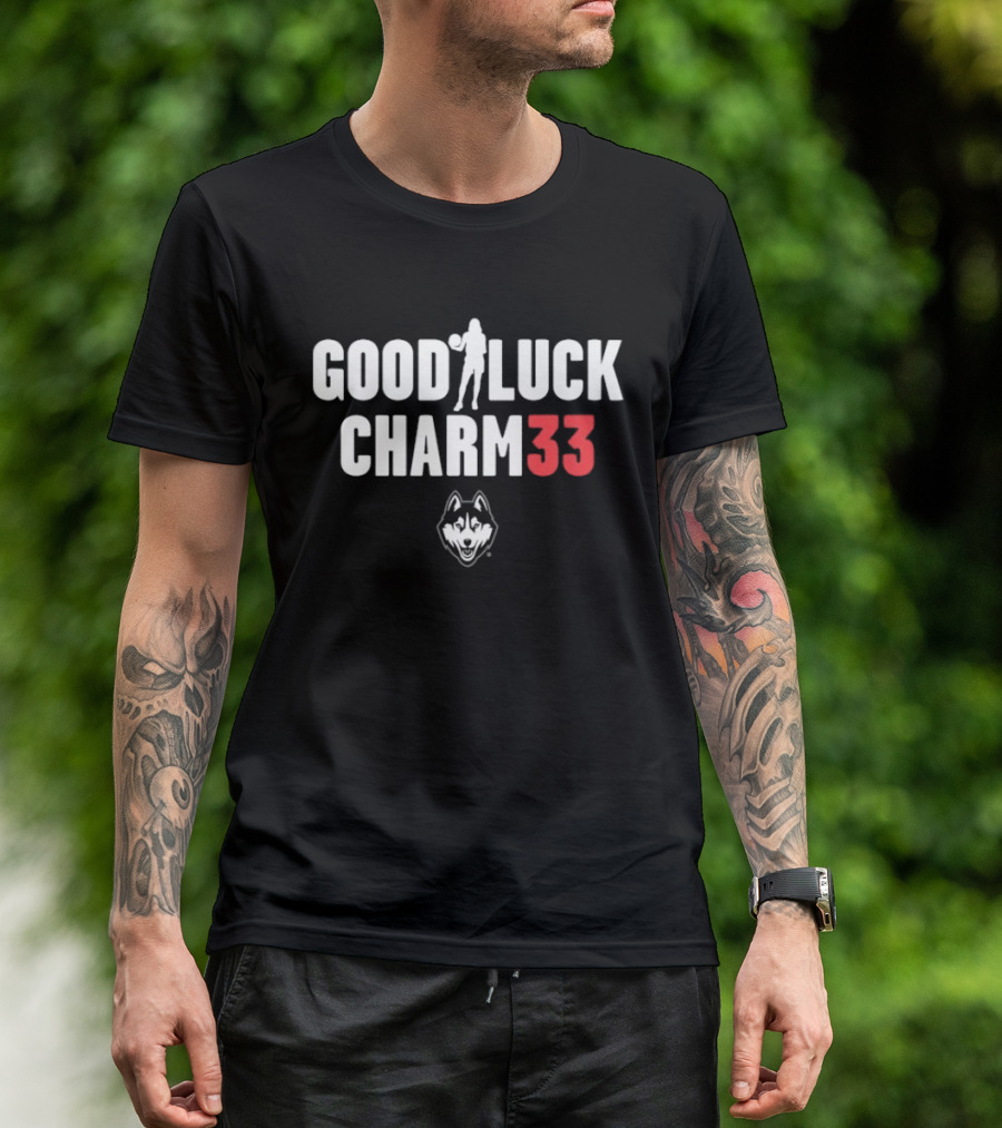 Good Luck Charm 33 UConn Huskies T-Shirt