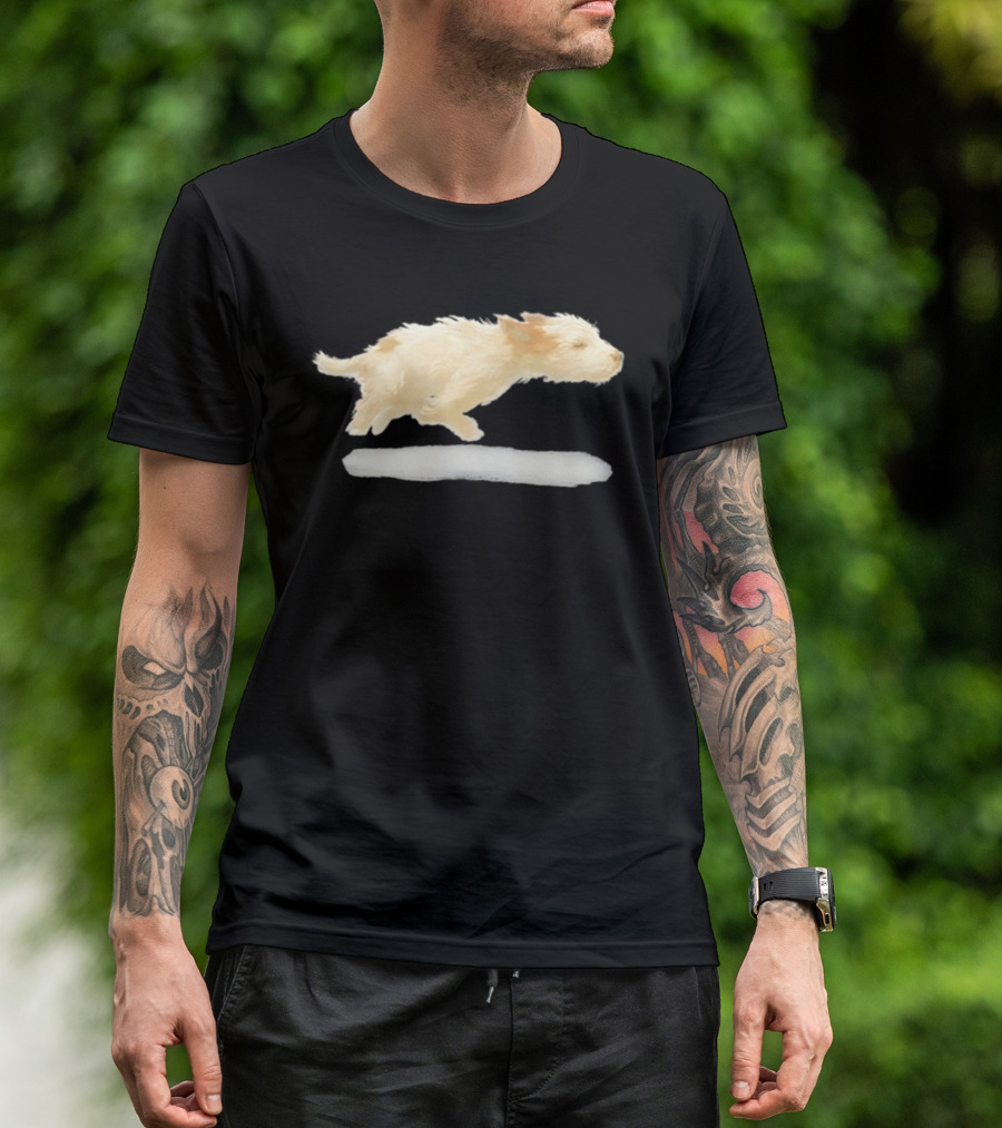 Running Dog Sketch T-Shirt