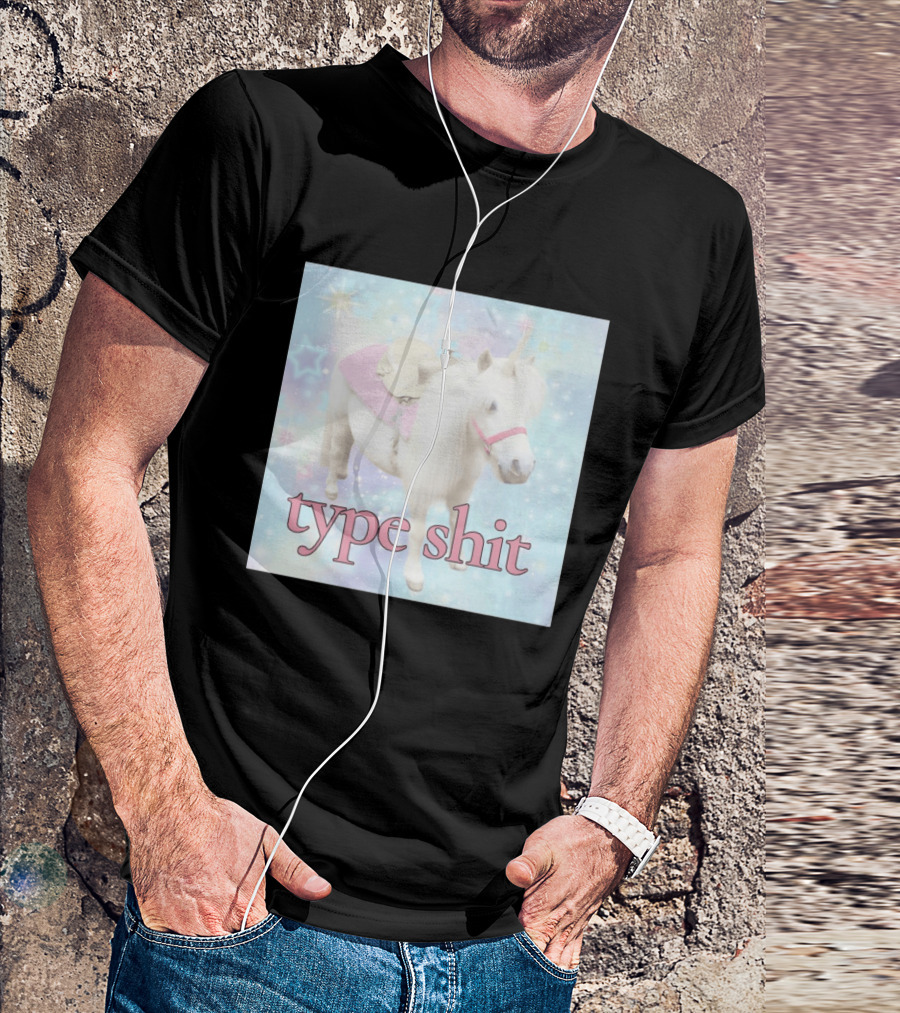 Unicorn Type Shit Pastel Starry Sky T-Shirt