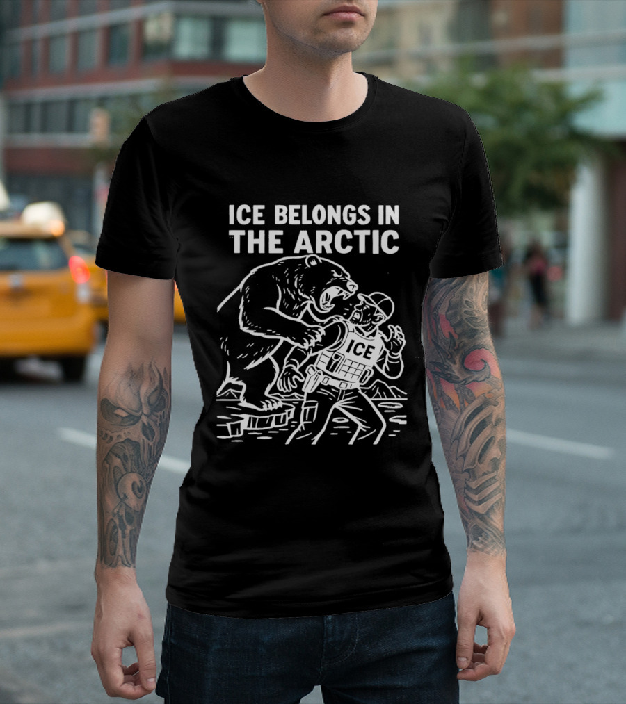 Ice Belongs In The Arctic Bear Confronts ICEбаdy T-Shirt