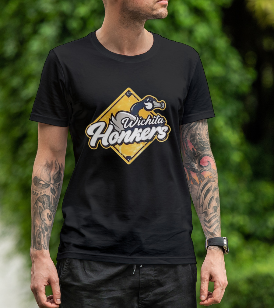 Wichita Honkers 2026 Goose Logo Diamond T-Shirt