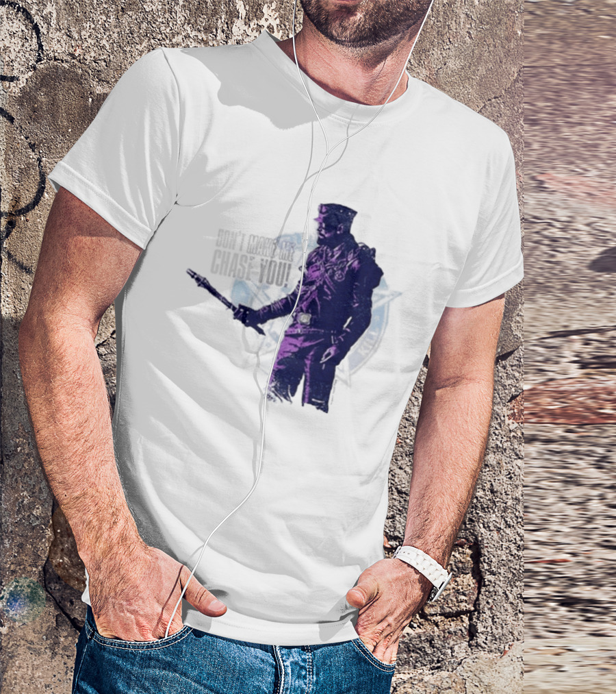 Coyle Don't Make Me Chase You Purple Costume Valentine's Day T-Shirt