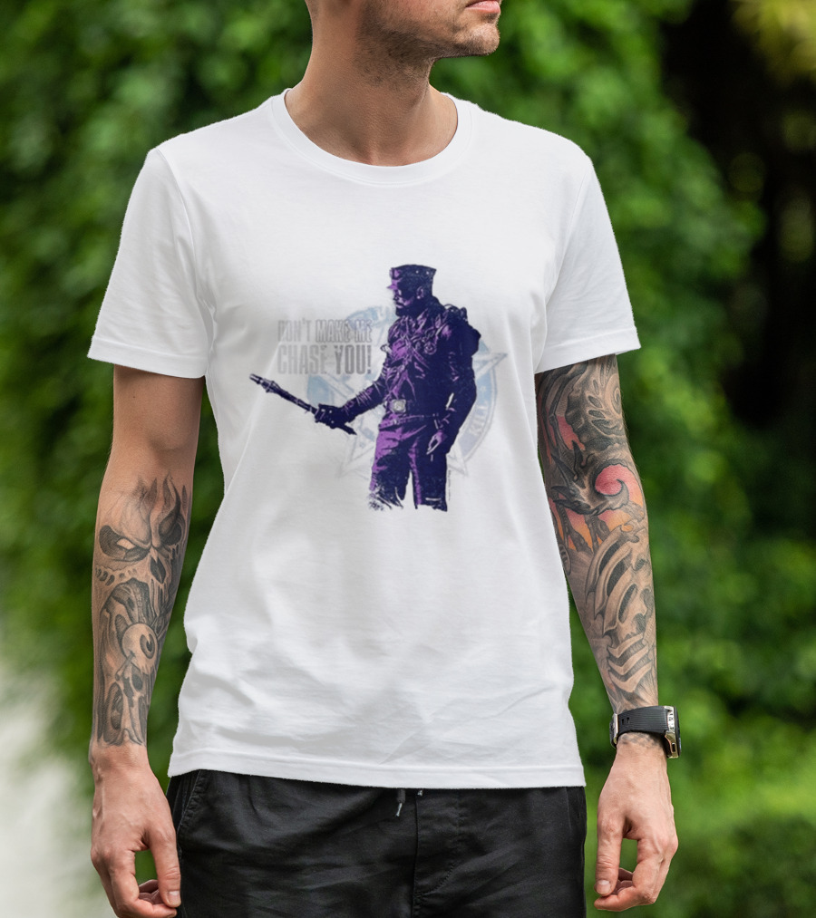 Coyle Don't Make Me Chase You Purple Costume Valentine's Day T-Shirt