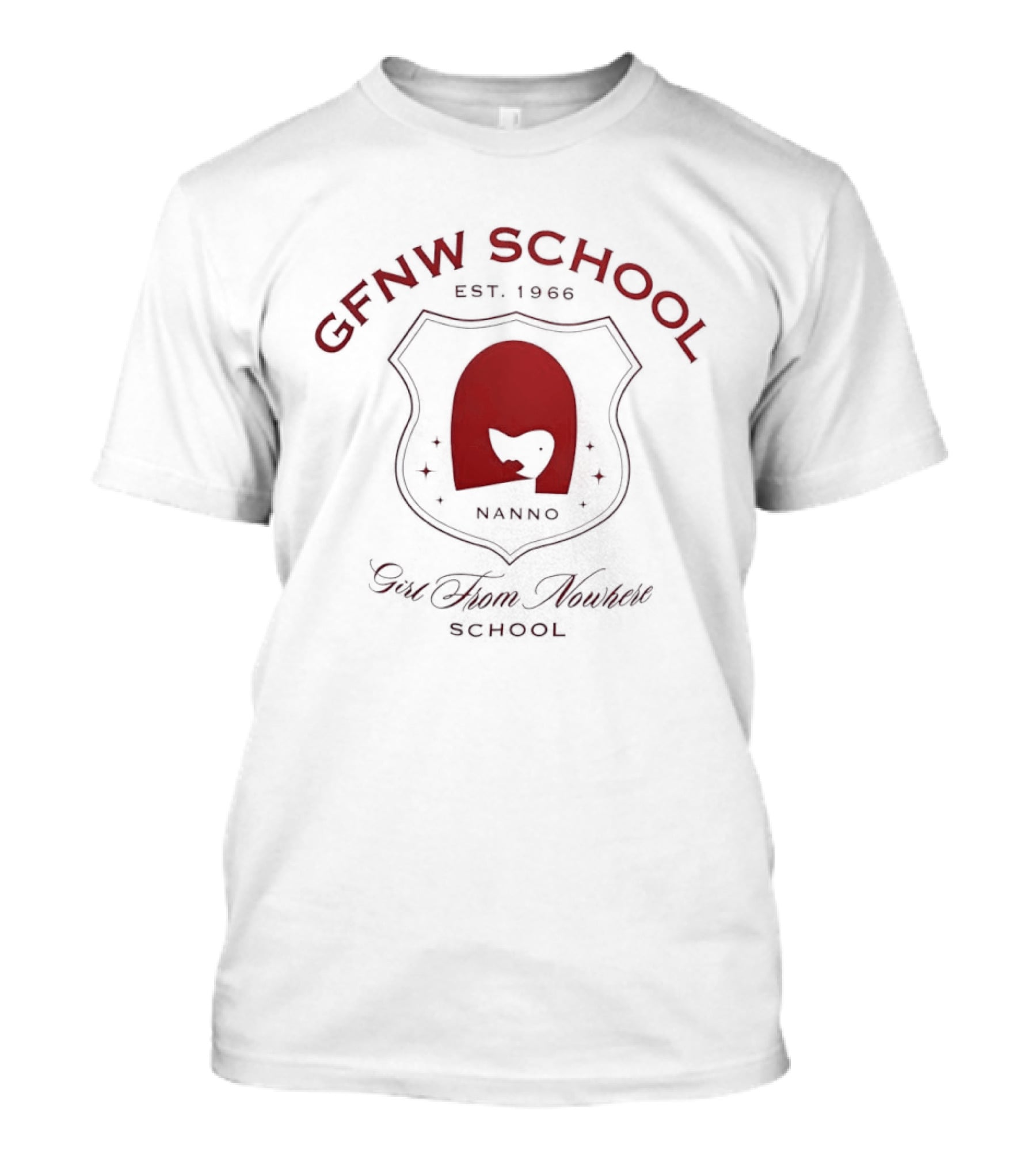 GFNW School Girl From Nowhere Est 1966 T-Shirt