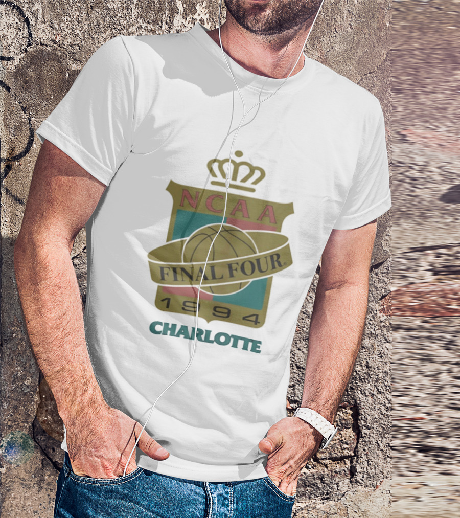 NCAA Final Four 1994 Charlotte Basketball Event T-Shirt