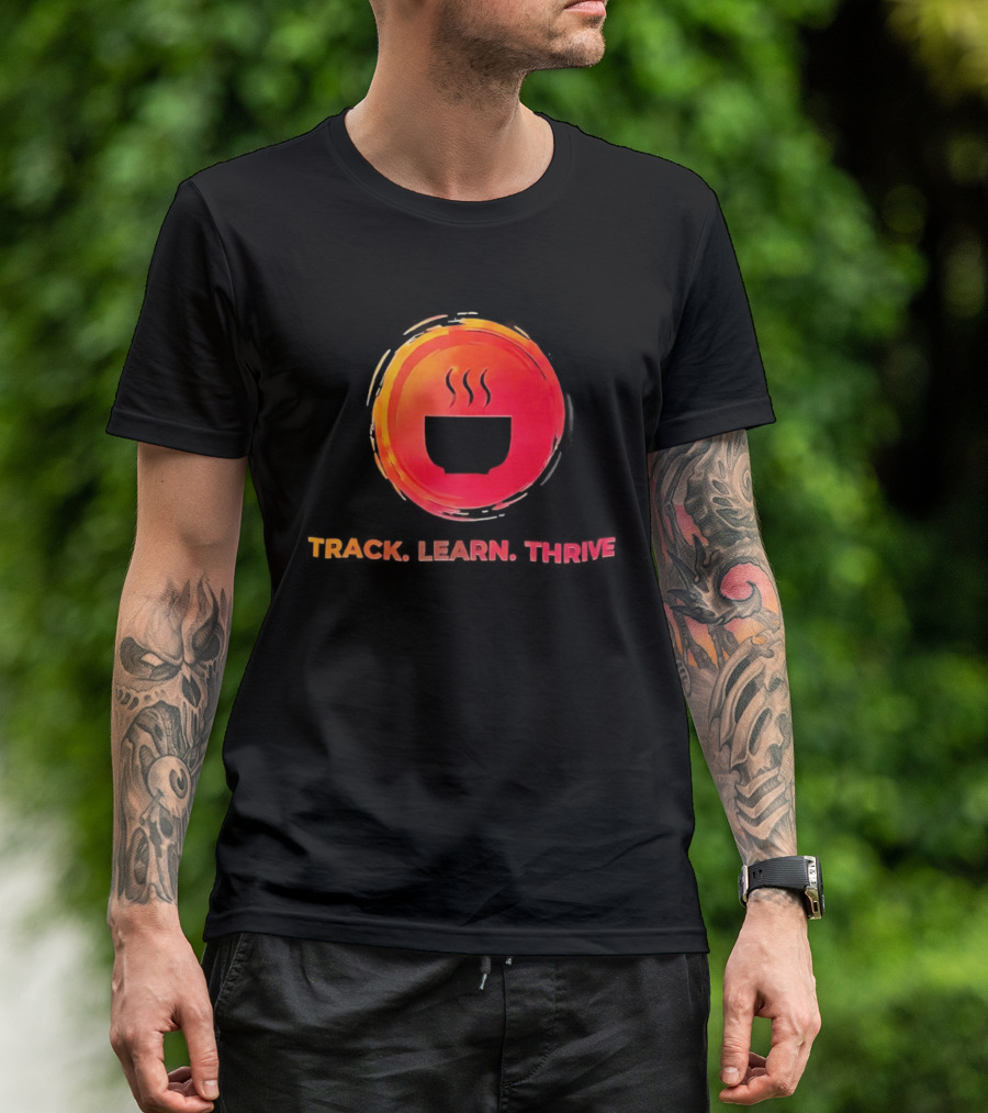 Coffee Track Learn Thrive Steaming T-Shirt