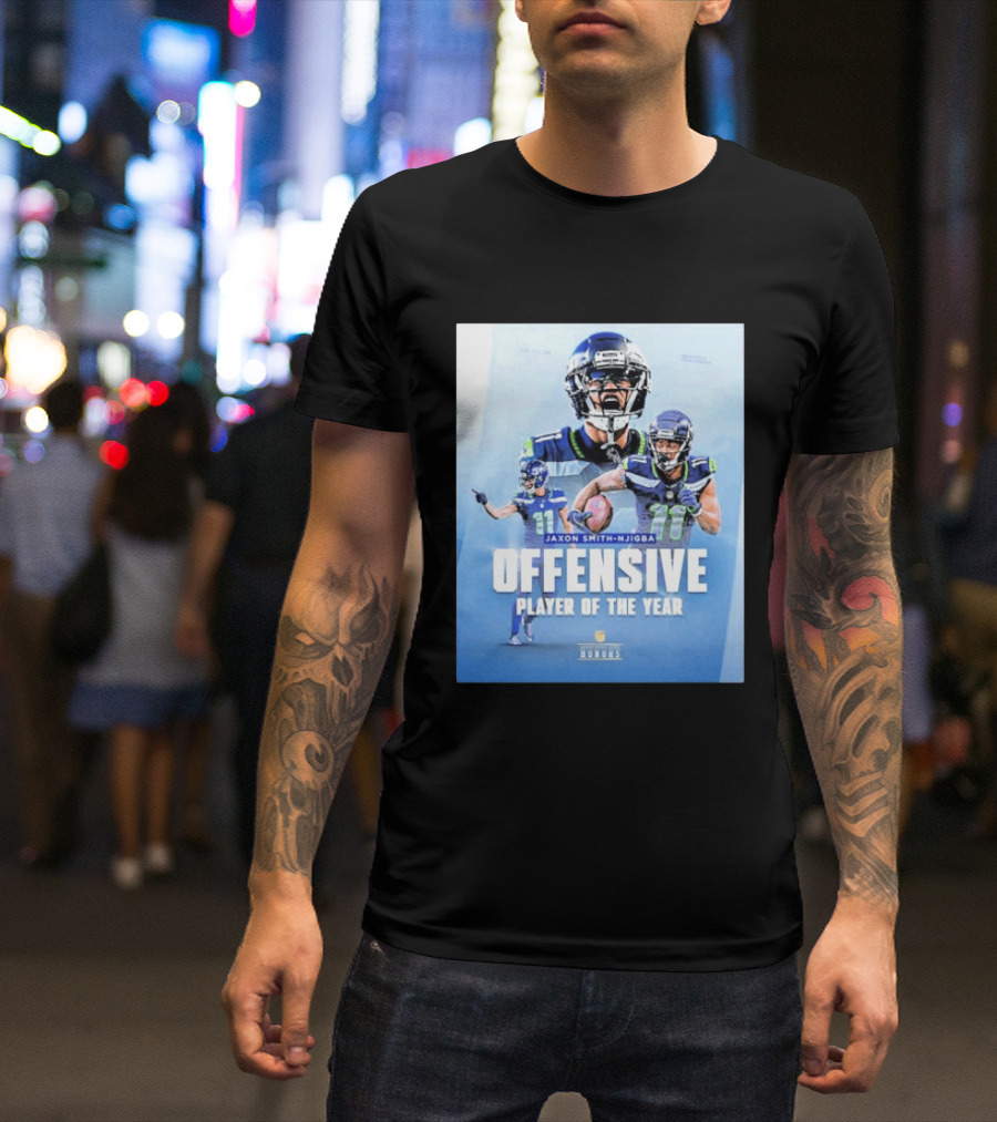 Jaxon Smith Njigba Offensive Player Of The Year Seattle Seahawks Honors T-Shirt