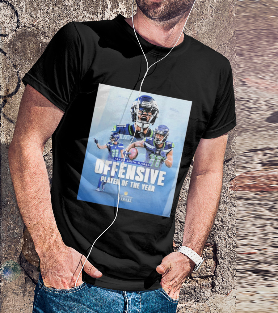 Jaxon Smith Njigba Offensive Player Of The Year Seattle Seahawks Honors T-Shirt