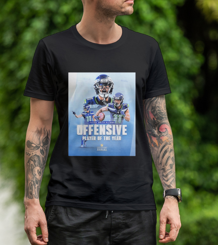 Jaxon Smith Njigba Offensive Player Of The Year Seattle Seahawks Honors T-Shirt
