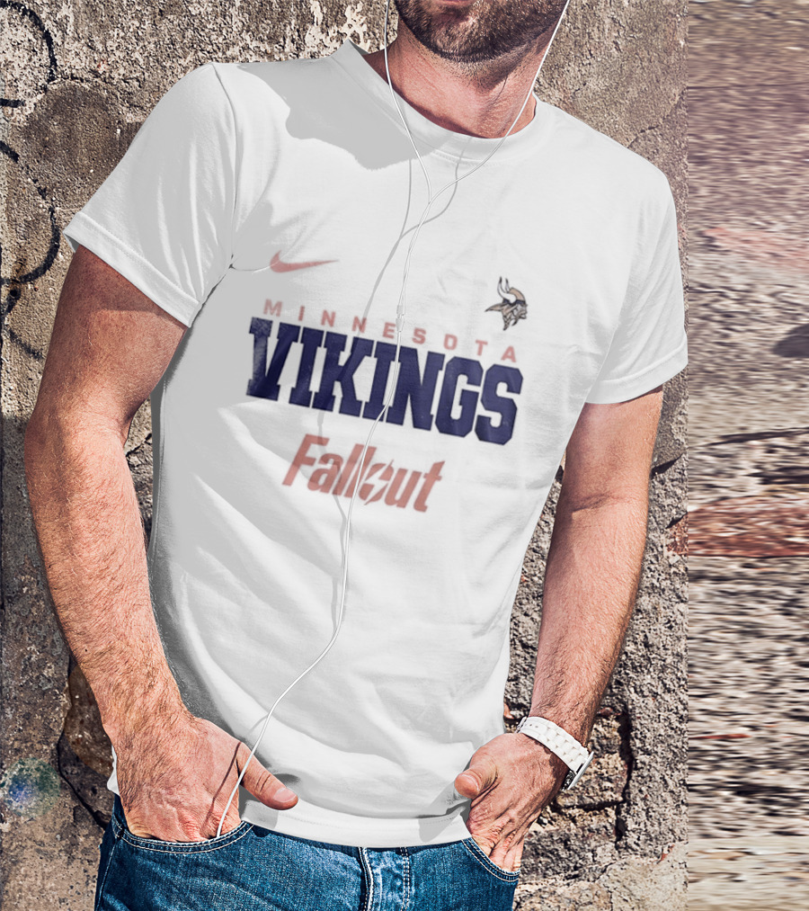 Nike Minnesota Vikings Fallout Vault Forever T-Shirt