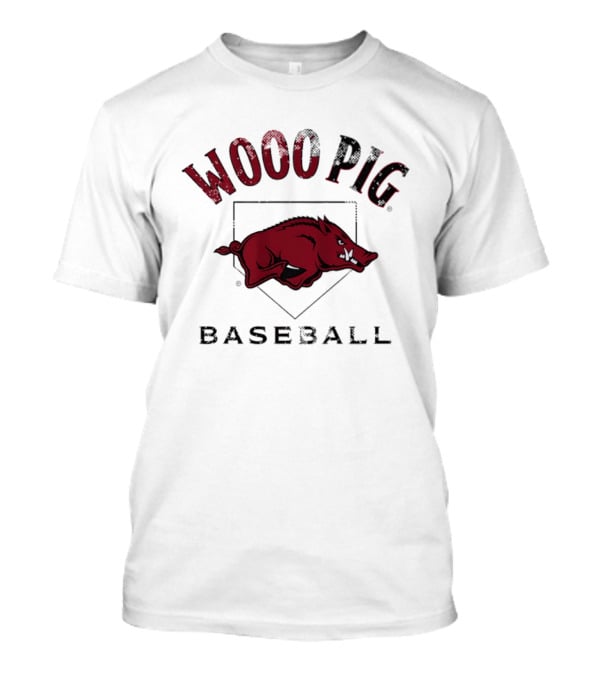 Arkansas Razorbacks Baseball Wooo Pig Motivation T-Shirt