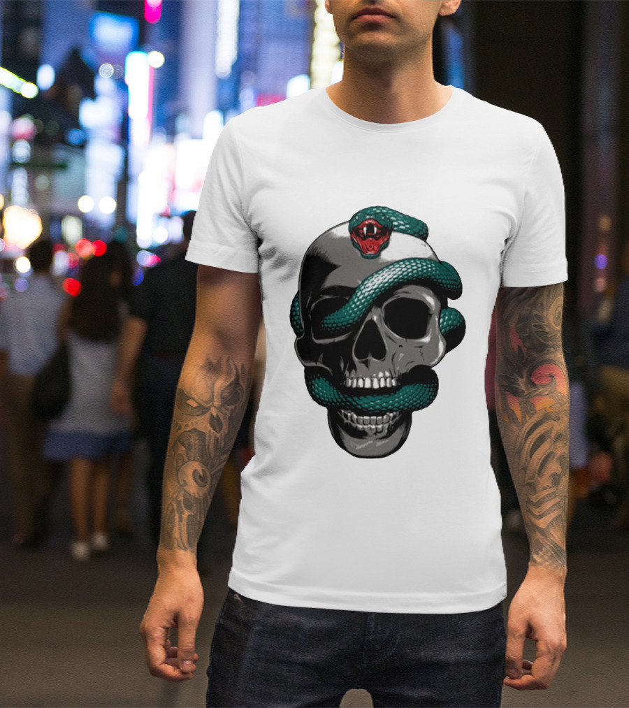 Brad Arnold Snake Skull T-Shirt