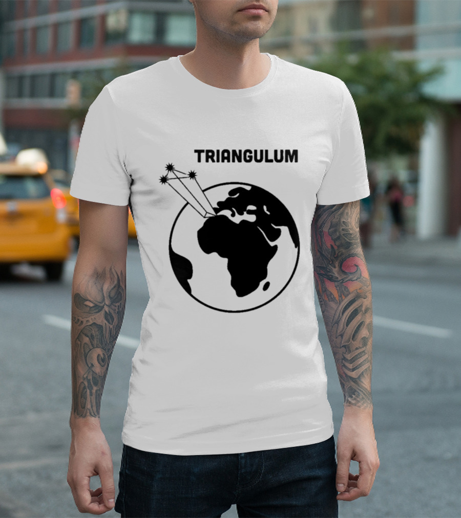 Triangulum Earth Star Constellation T-Shirt