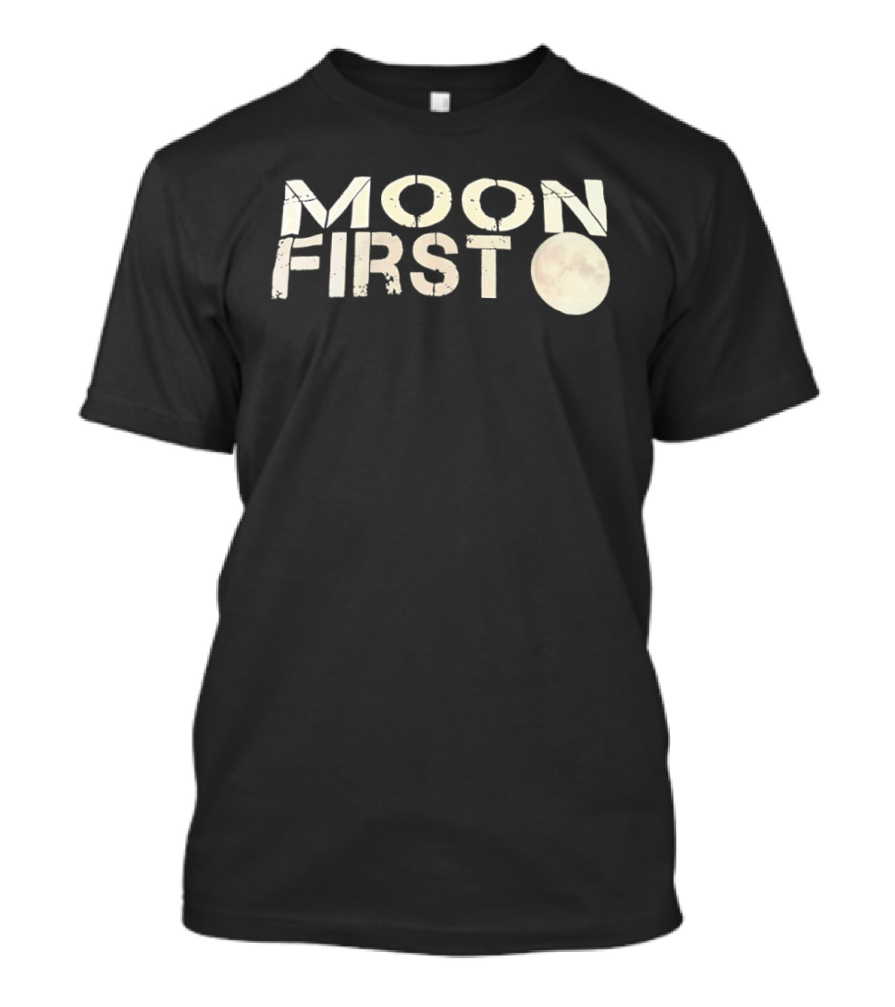 Moon First Text With Moon T-Shirt