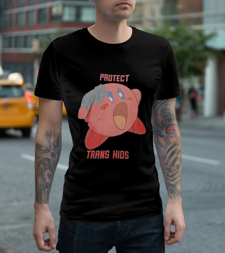 Kirby Protect Trans Kids T-Shirt