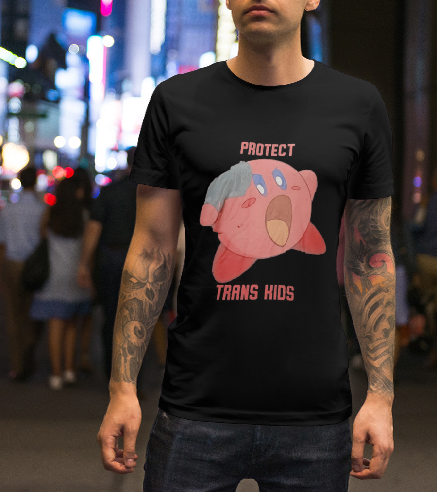 Kirby Protect Trans Kids T-Shirt