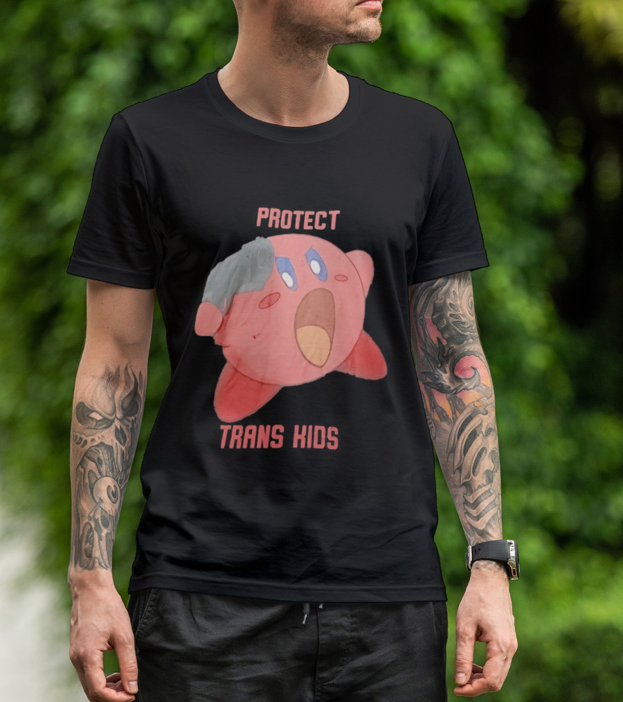 Kirby Protect Trans Kids T-Shirt