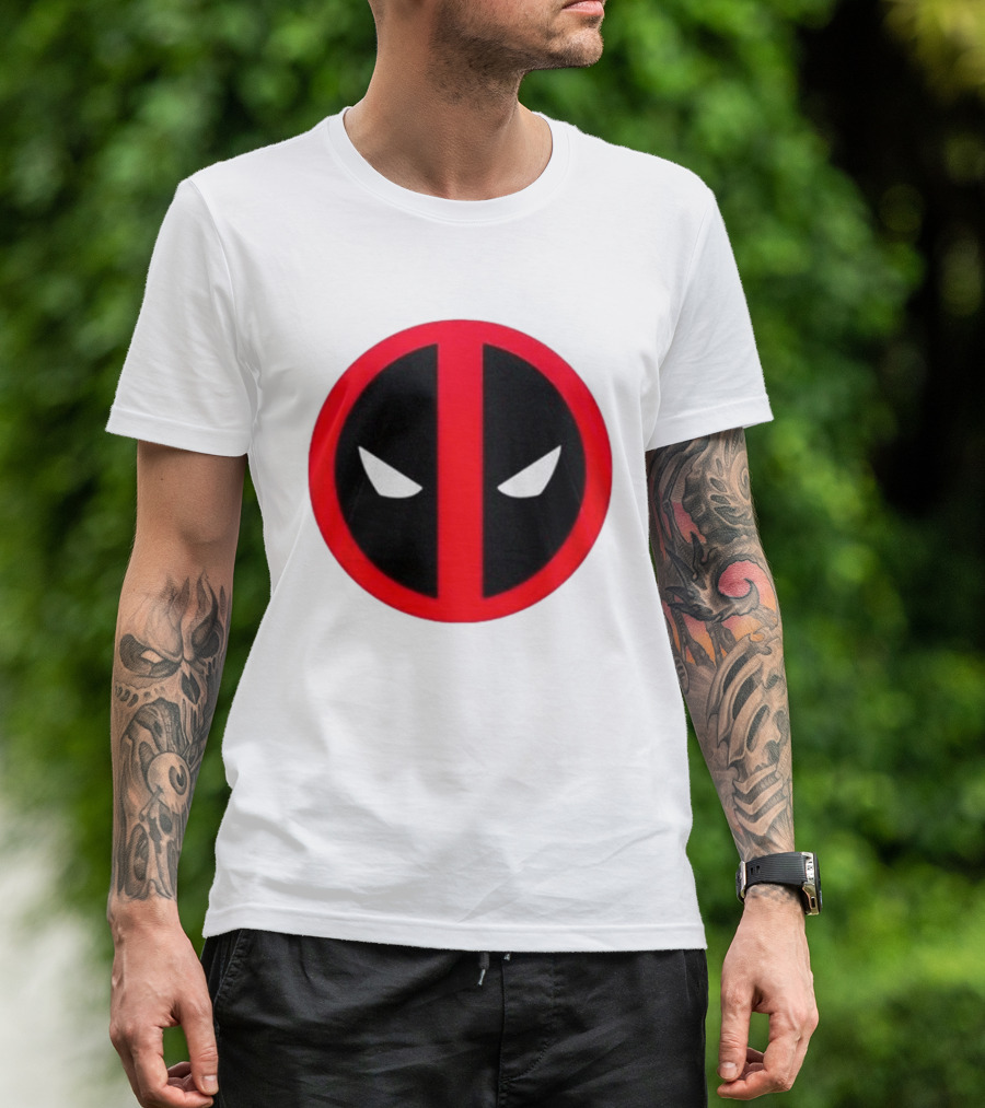 Deadpool 10th Anniversary 2016 2026 Maximum Effort Iconic Red Black White T-Shirt
