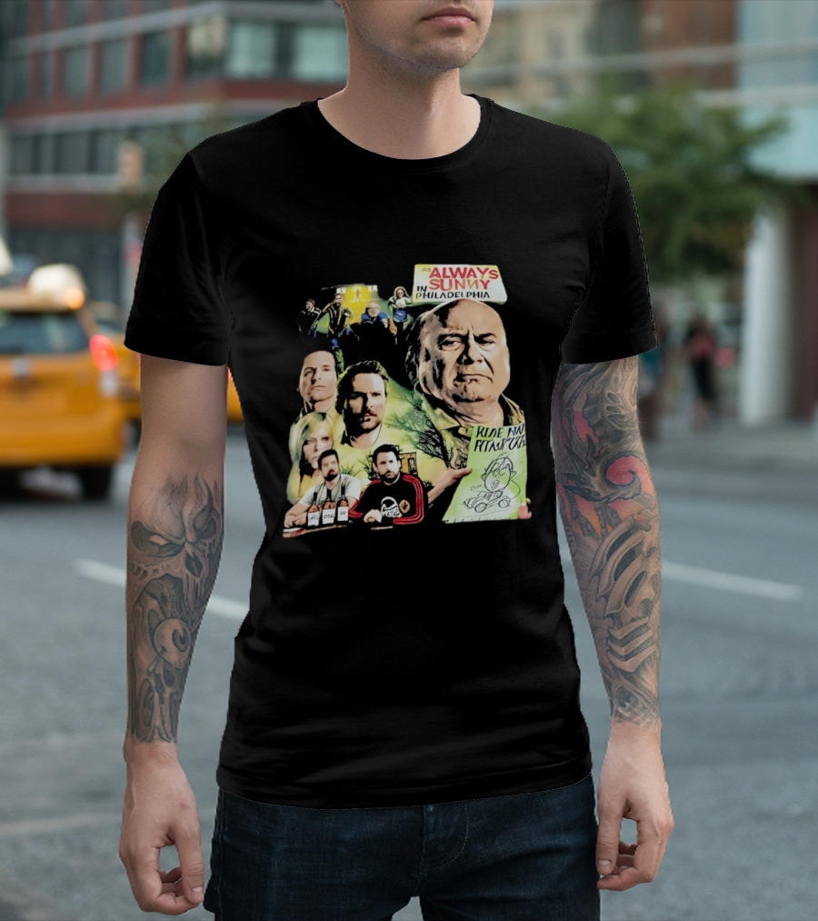 Always Sunny In Philadelphia Characters Collage T-Shirt