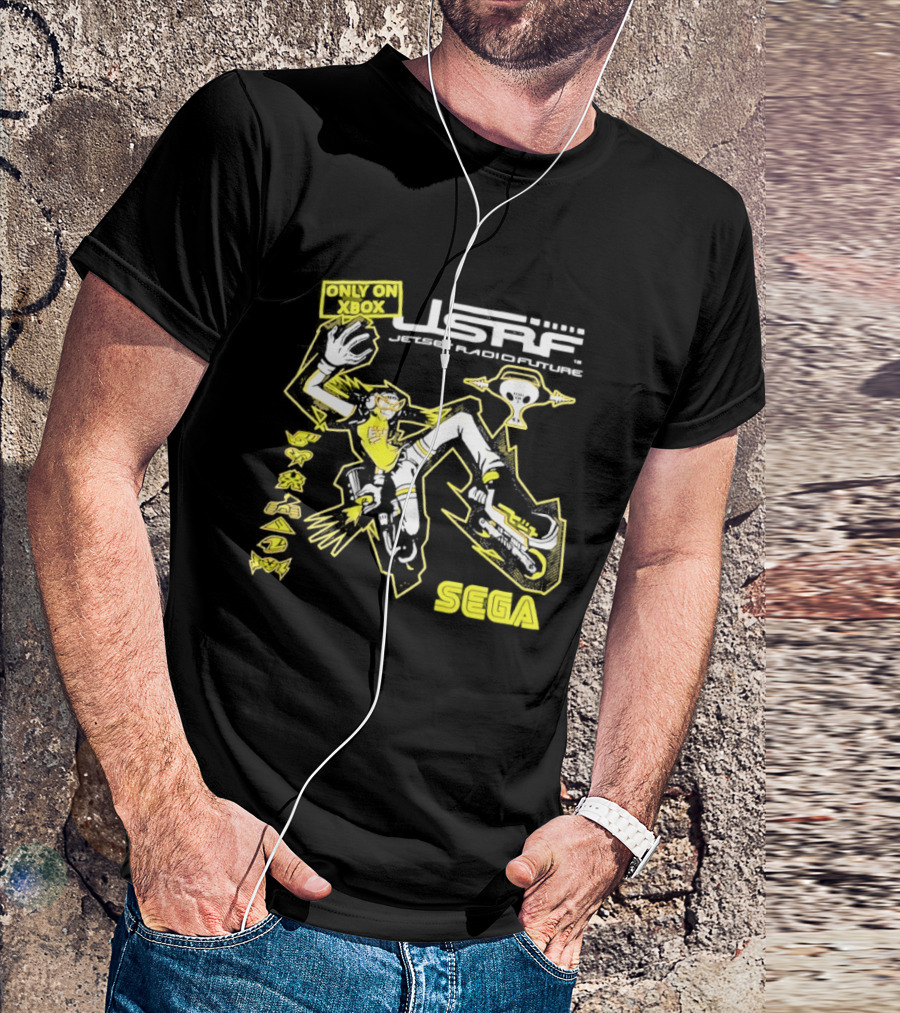 Jet Set Radio Future Sega Xbox Exclusive Iconic Game Characters T-Shirt