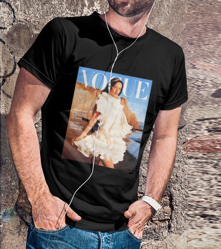 Vogue Spring Fashion Rosalia At Light Speed Jonathan Anderson Gavin Newsom T-Shirt
