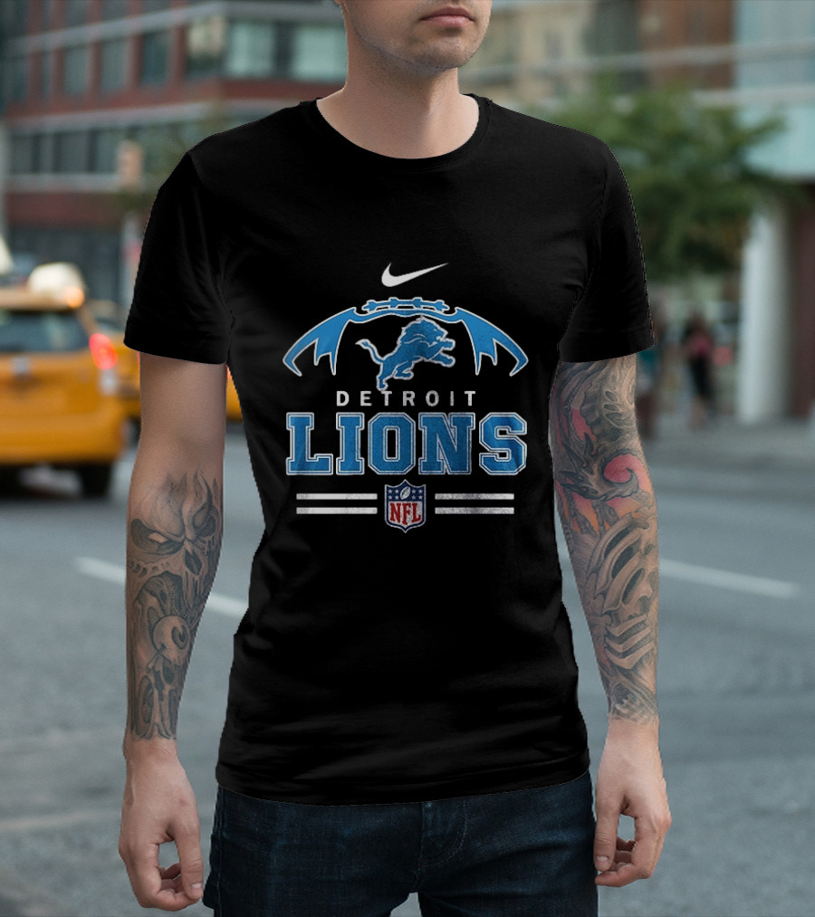 Detroit Lions Grumpy Old Caterpillar Operator NFL Nike T-Shirt