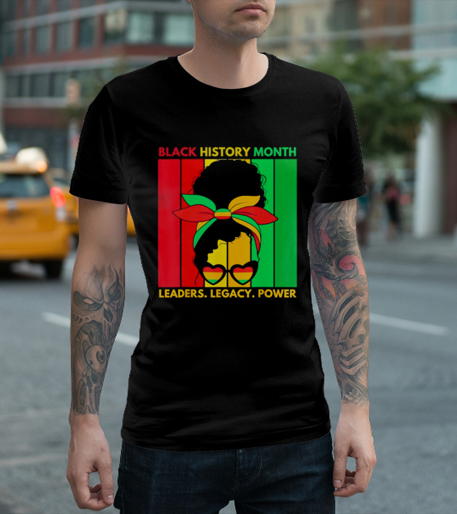 Black History Month Leaders Legacy Power African American T-Shirt