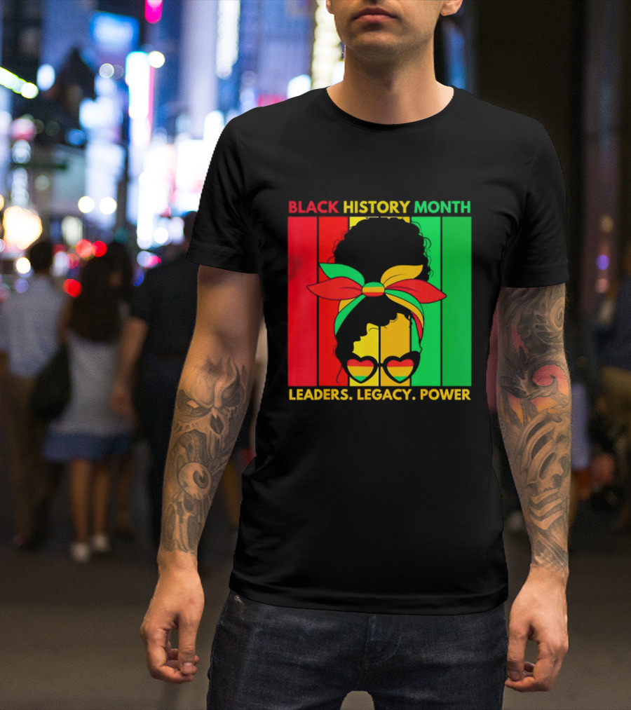Black History Month Leaders Legacy Power African American T-Shirt