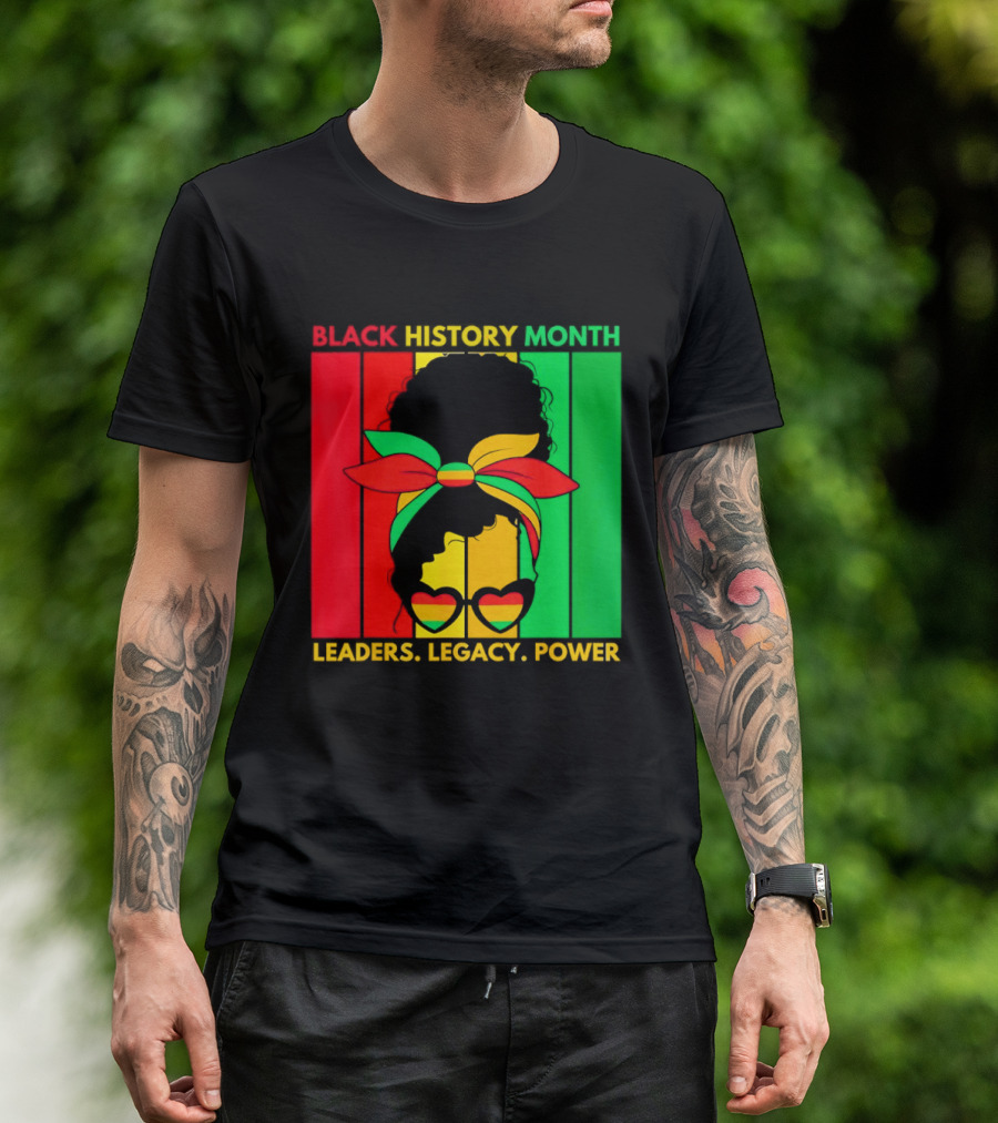 Black History Month Leaders Legacy Power African American T-Shirt