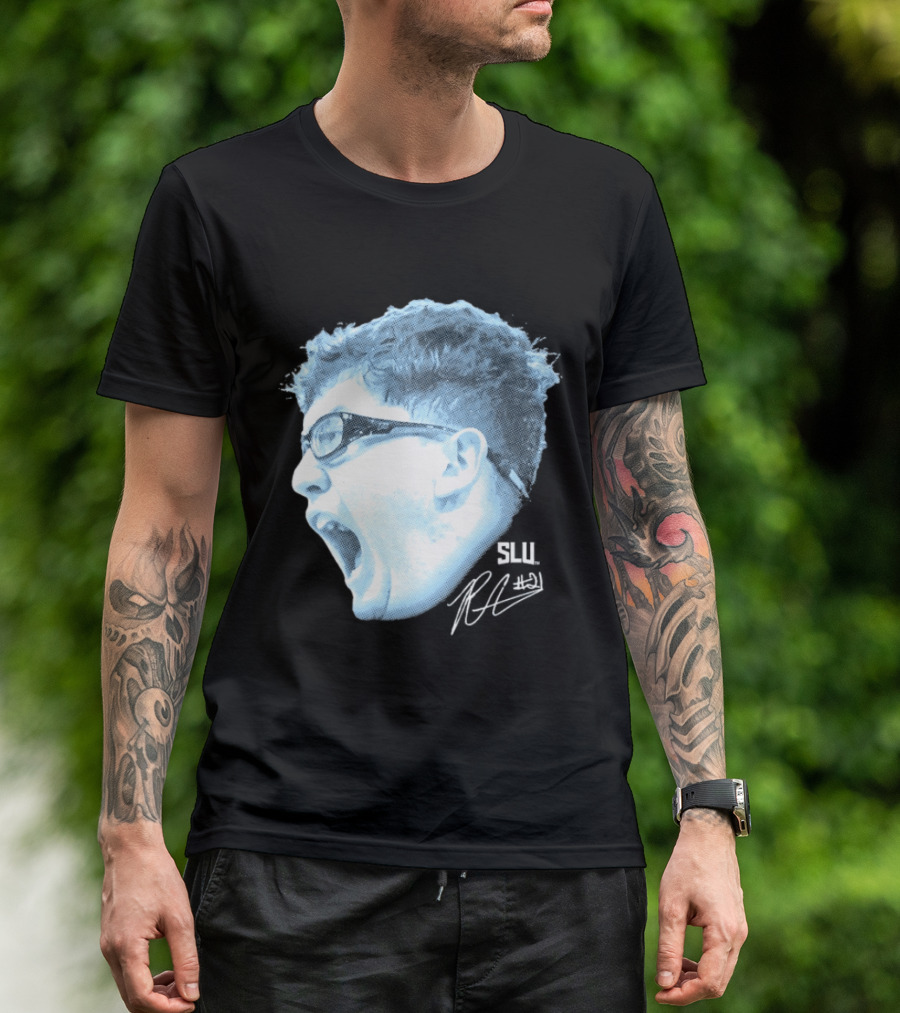 Robbie Avila Saint Louis Billikens SLU Big Head T-Shirt