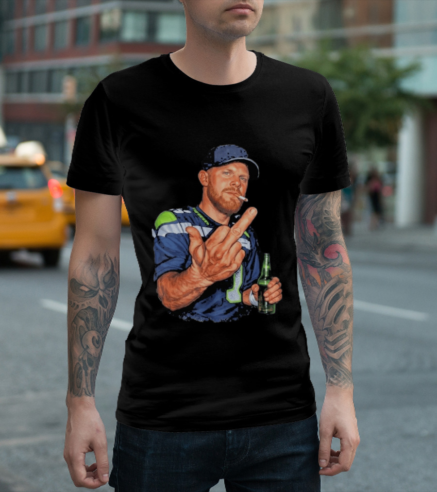 Sam Darnold Flipping Off T-Shirt