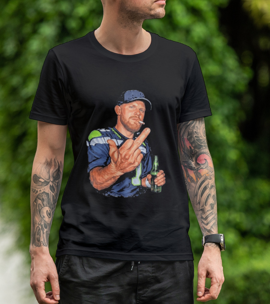 Sam Darnold Flipping Off T-Shirt