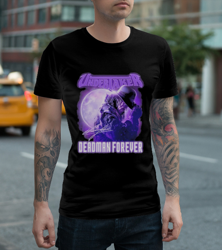 Undertaker Deadman Forever Purple Moon T-Shirt
