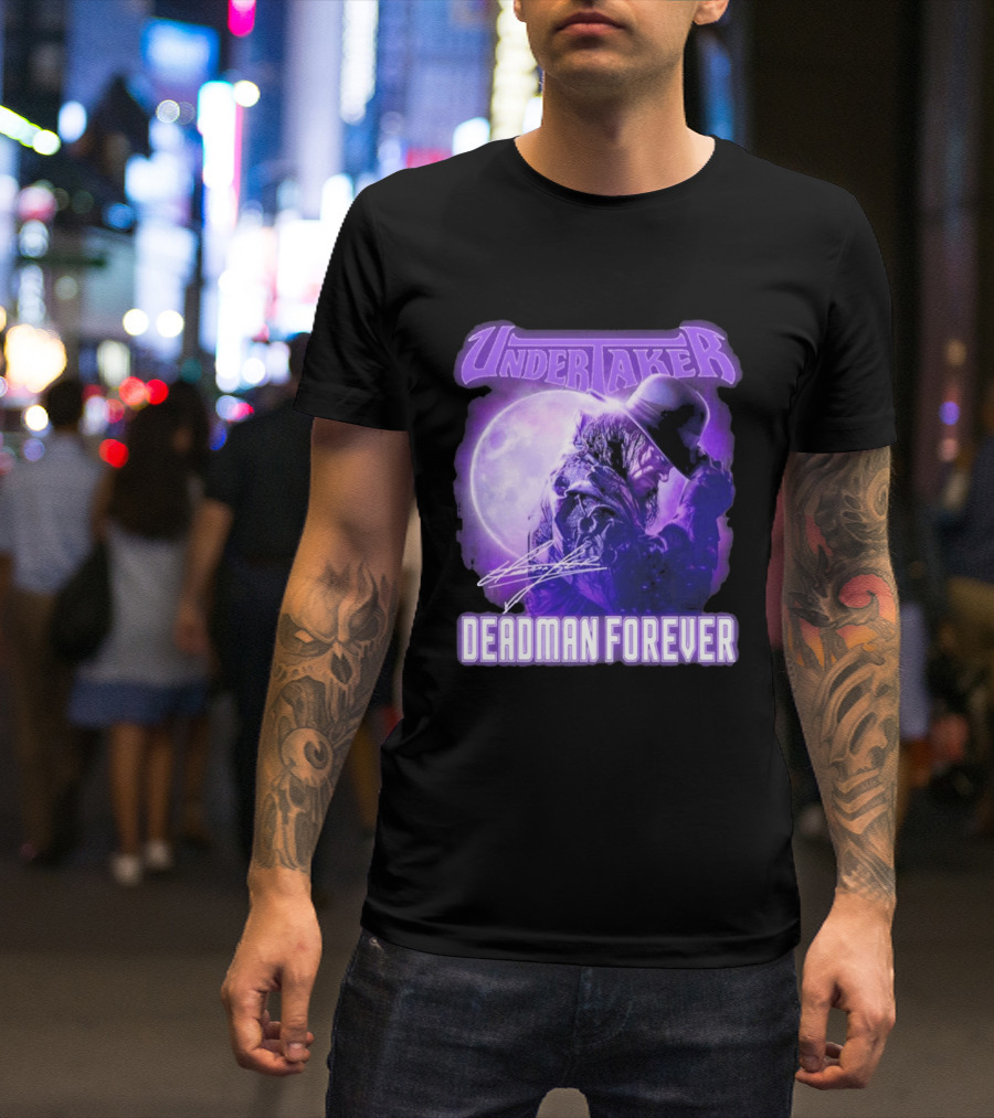 Undertaker Deadman Forever Purple Moon T-Shirt
