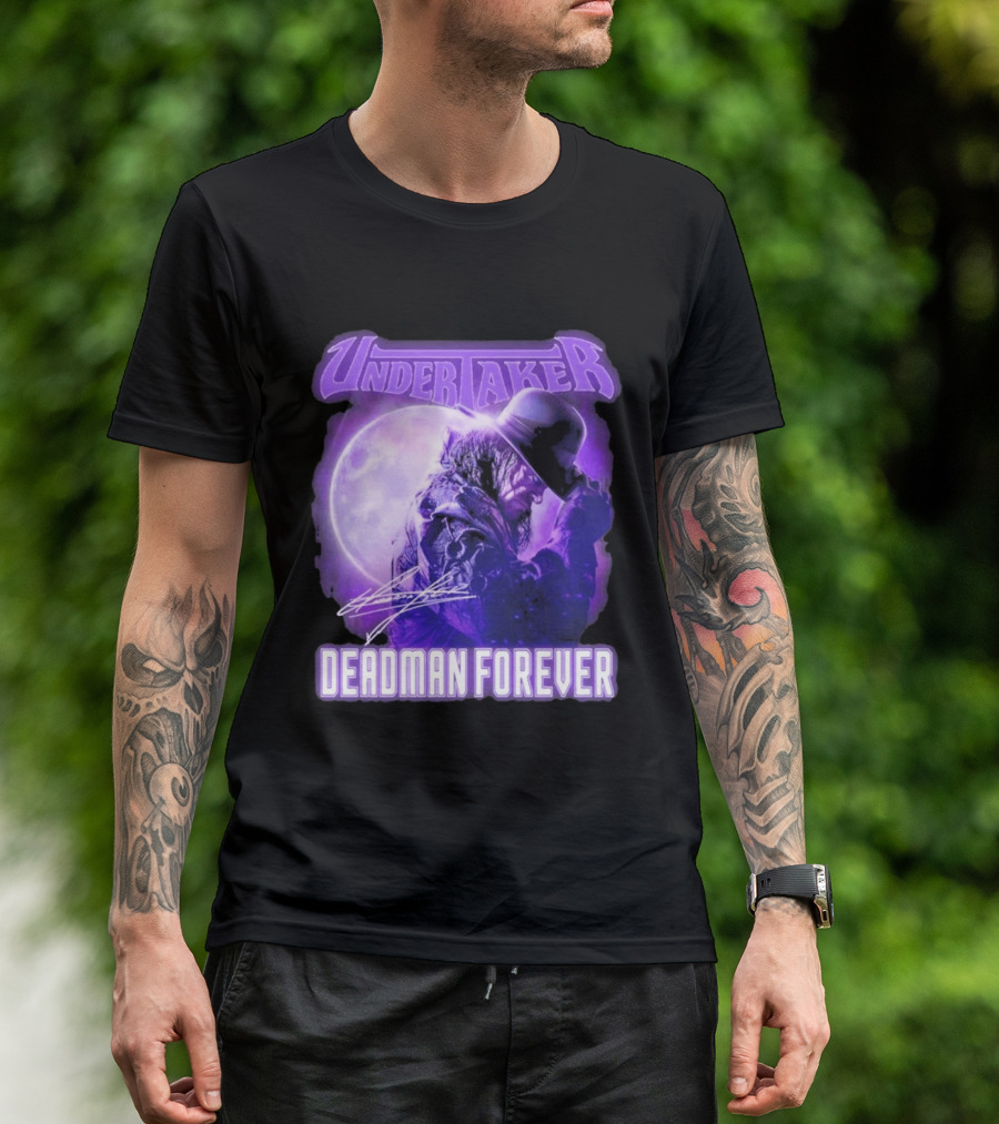 Undertaker Deadman Forever Purple Moon T-Shirt