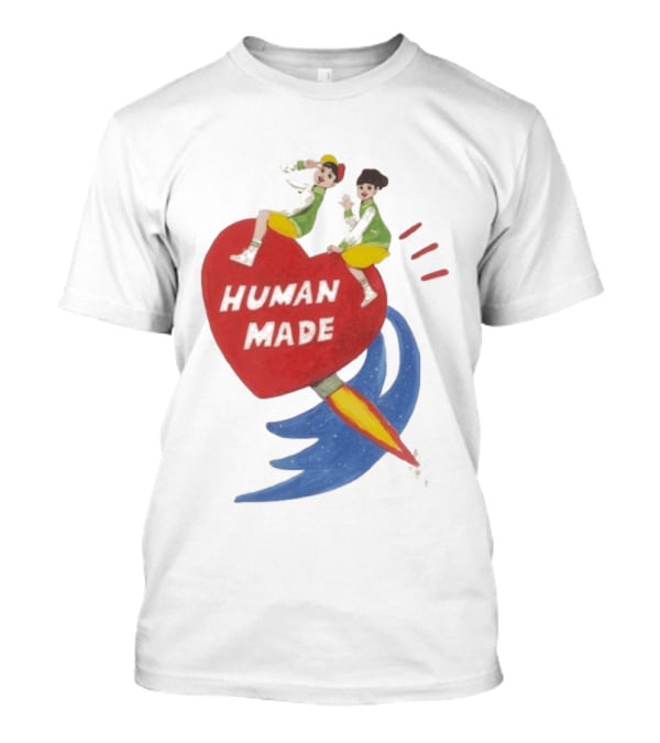 Human Made Heart Rocket Design Keiko Sootome T-Shirt